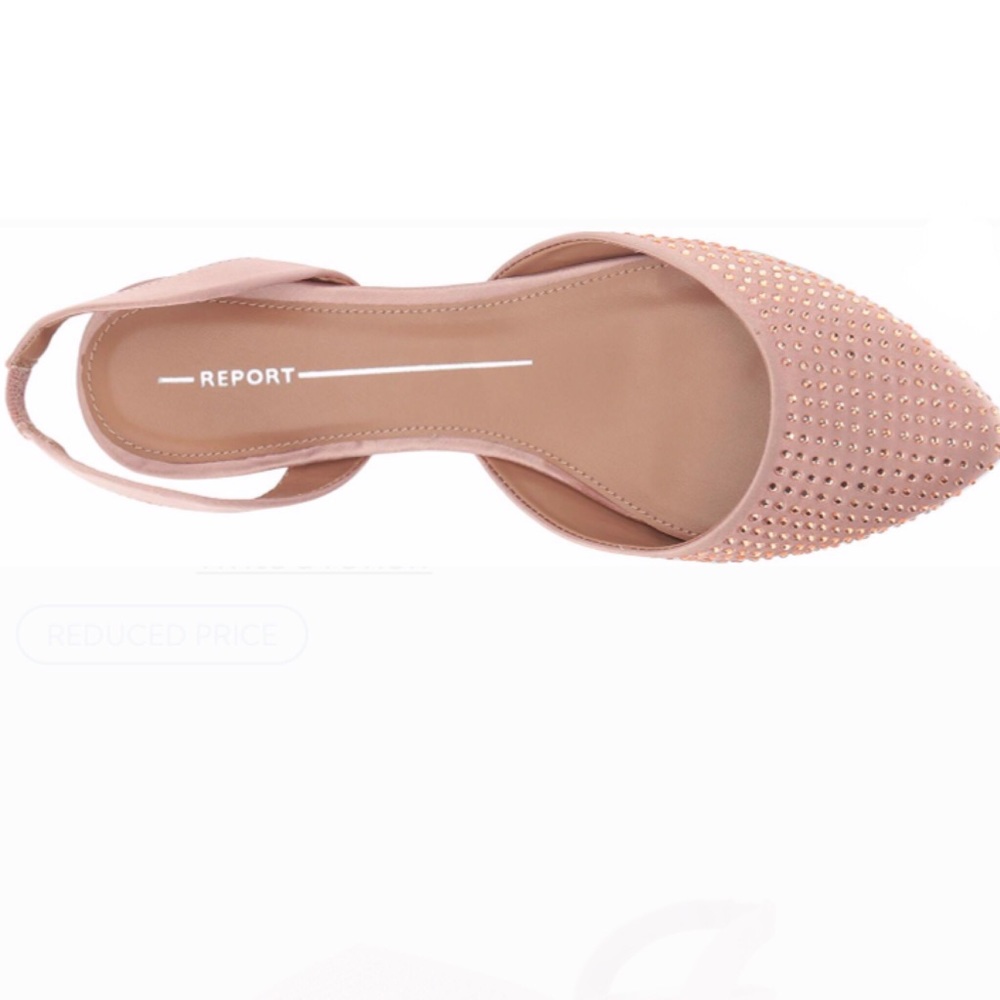 Report Barcelona Pink Sequin Flats / Size 8